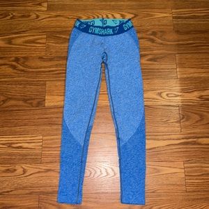 Gymshark Leggings blue flex Size Small like new